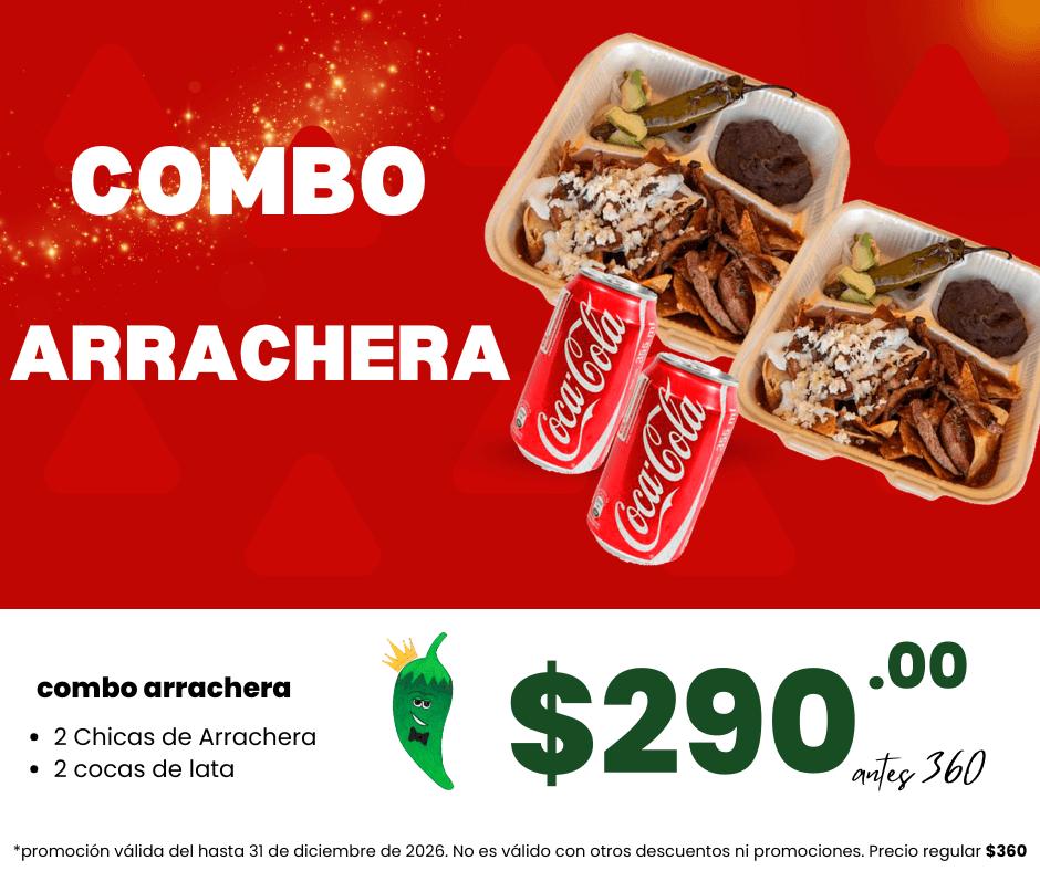 Combo Arrachera